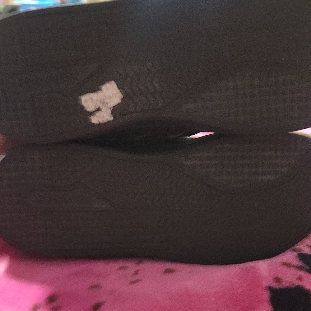 Reebok Kids Black High-Top Sneakers with Lace and Hook Strap - Picture 4 of 4